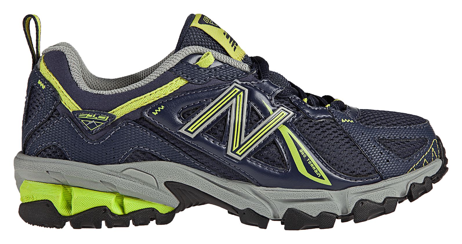 New Balance 610, Navy with Lime Green