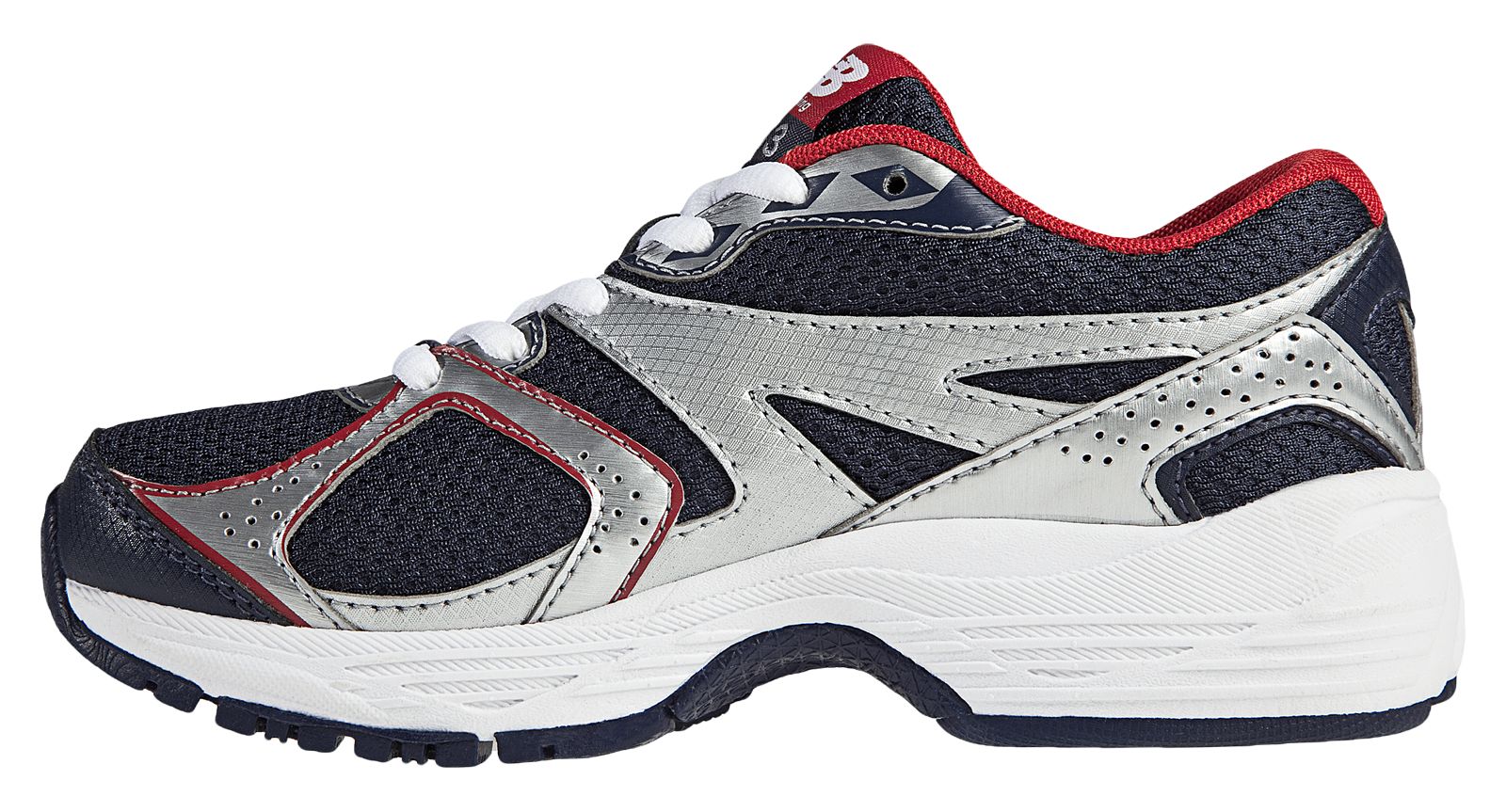 New Balance 633, Navy with Red &amp; Silver