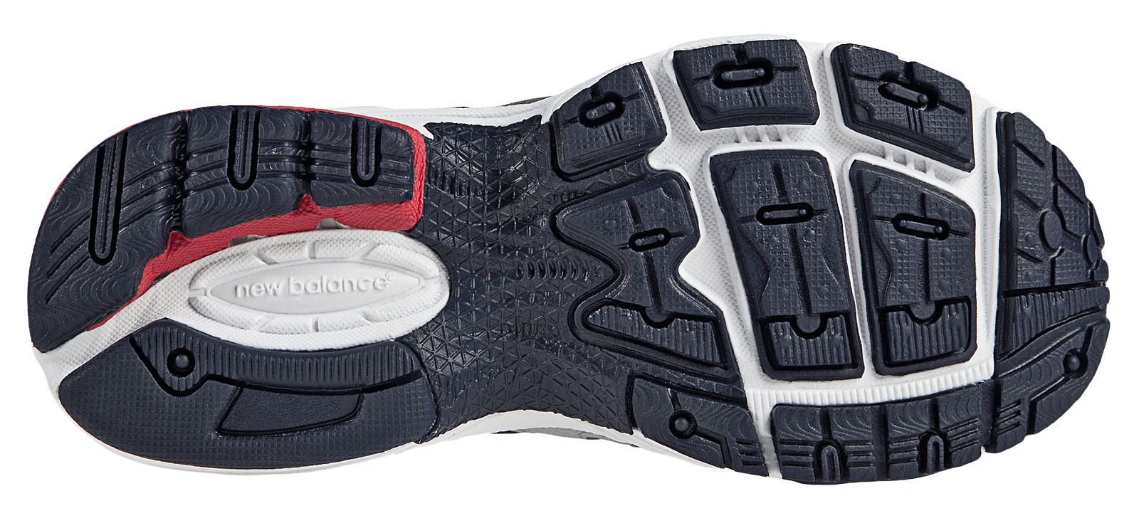 New Balance 633, Navy with Red &amp; Silver