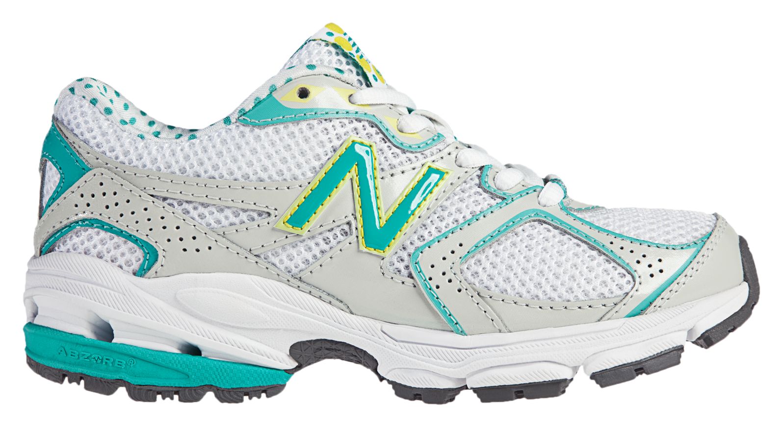 New Balance 633, White with Green Lake