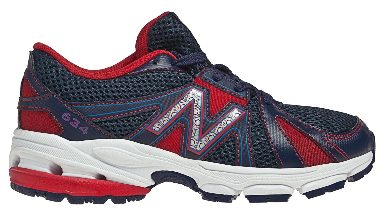 New Balance 634, Navy with Red