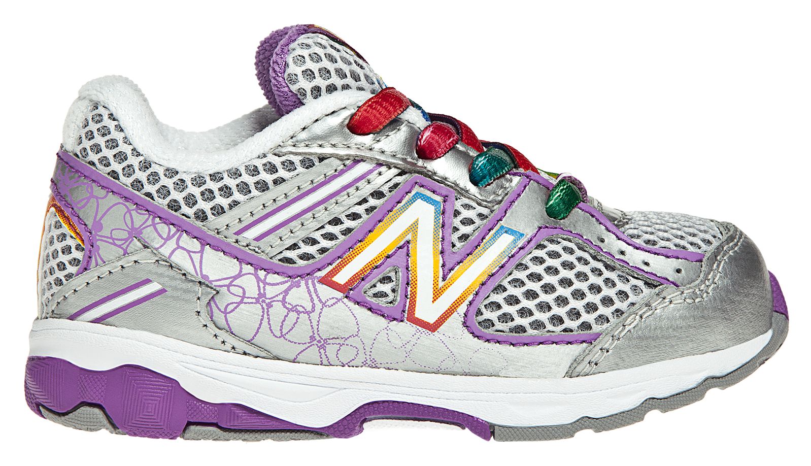 New Balance 688, Silver with Purple