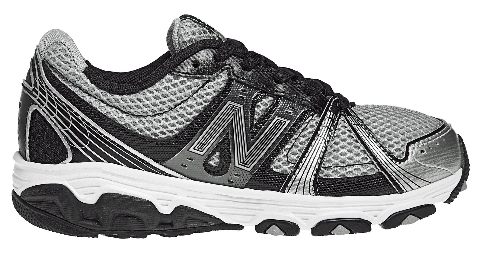 New Balance 689, Black with Silver &amp; White