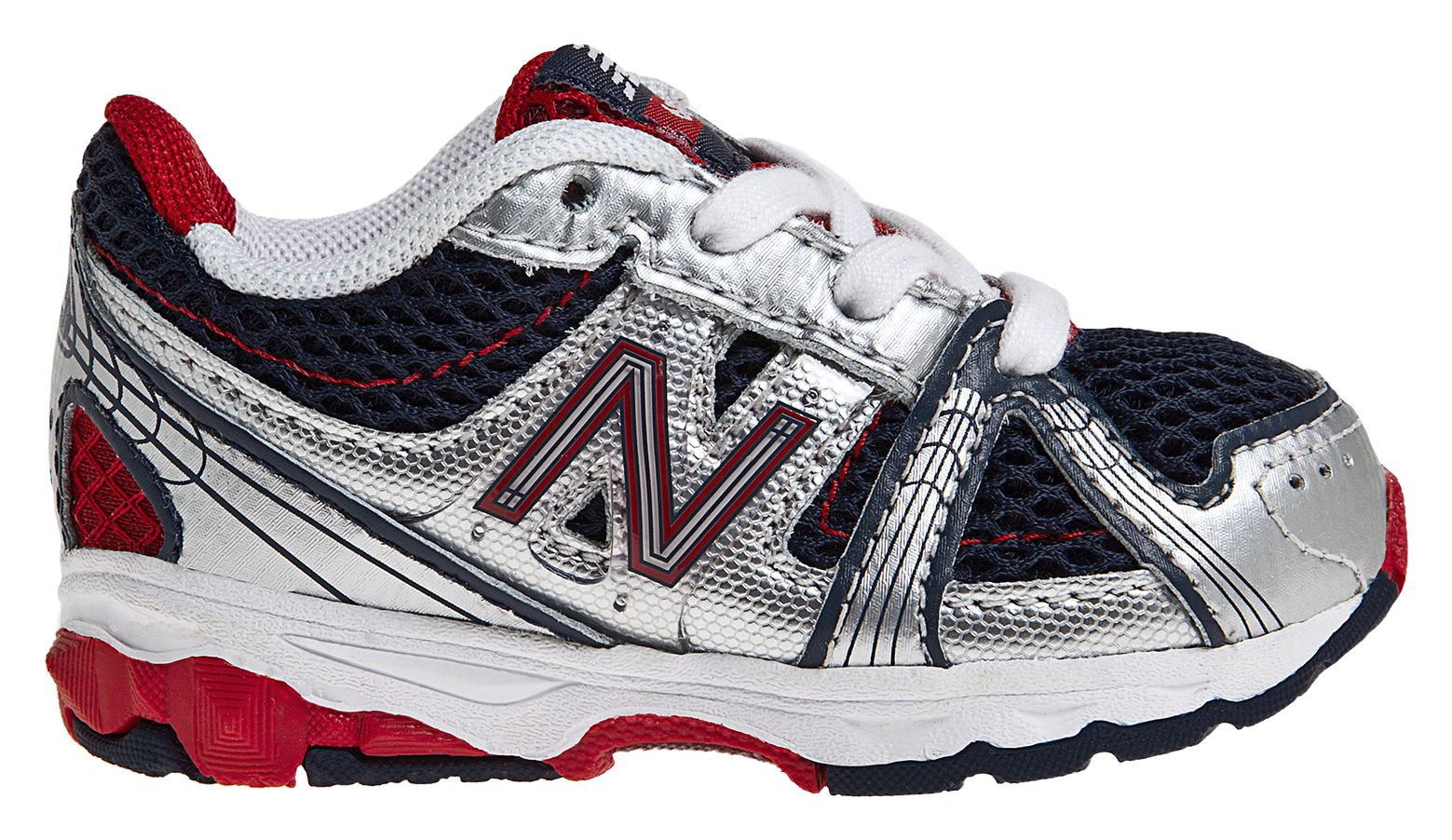 New Balance 689, Navy with Red & Silver