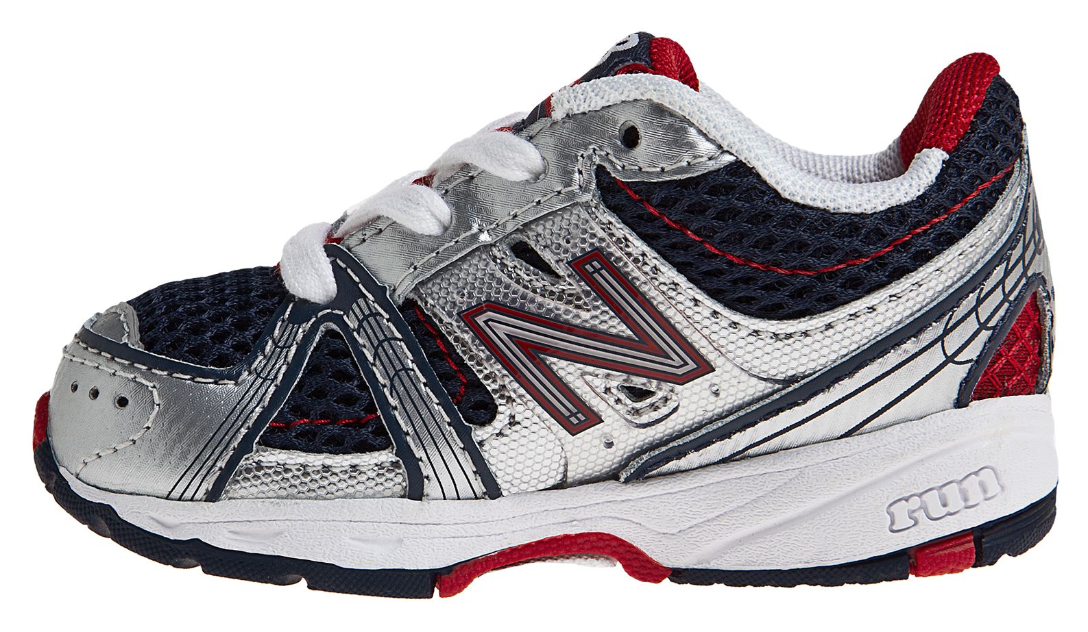 New Balance 689, Navy with Red &amp; Silver