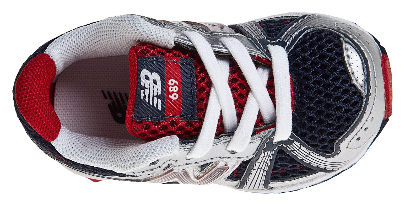 New Balance 689, Navy with Red &amp; Silver