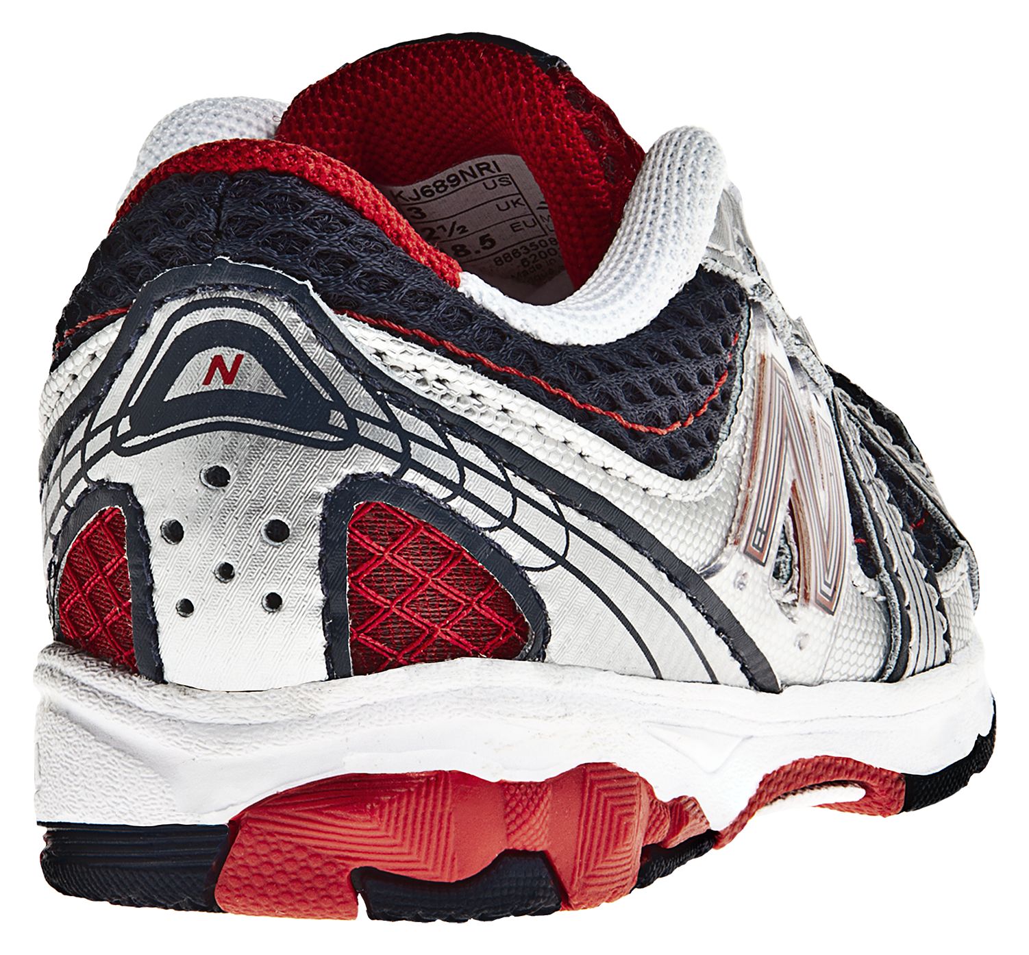 New Balance 689, Navy with Red &amp; Silver