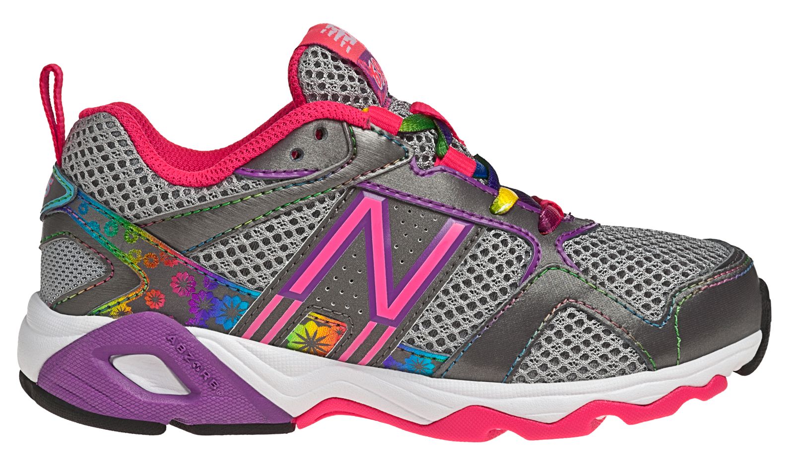 New Balance 695, Grey with Diva Pink & Purple
