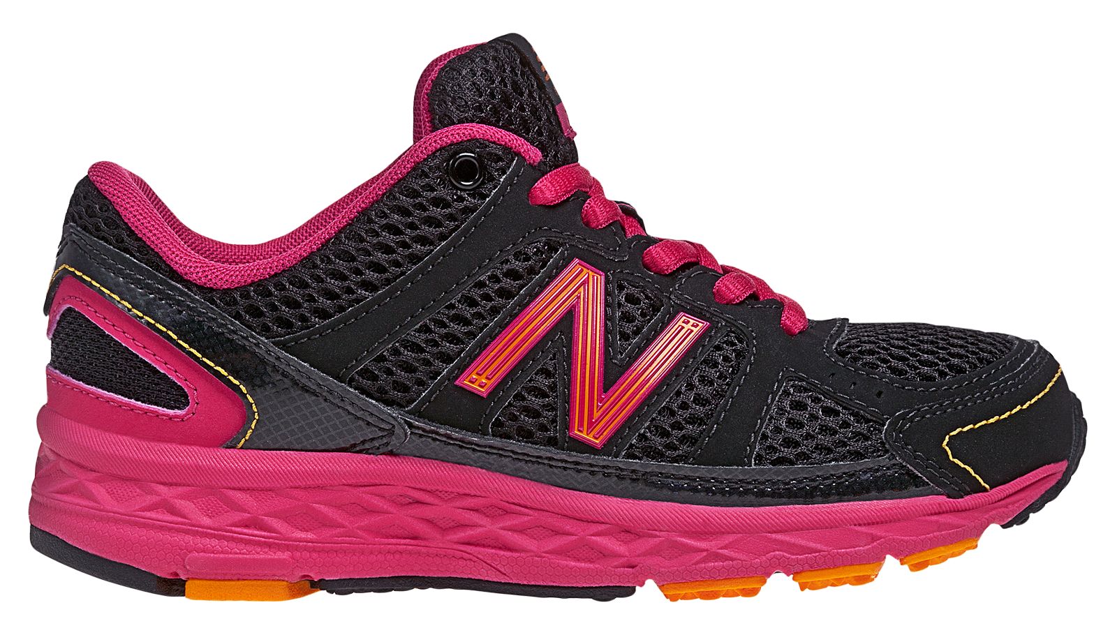 New Balance 750, Black with Pink