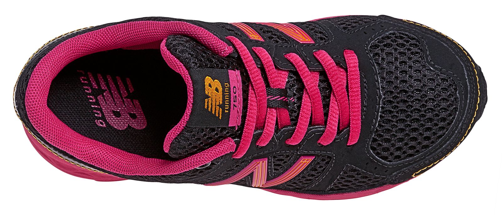 New Balance 750, Black with Pink