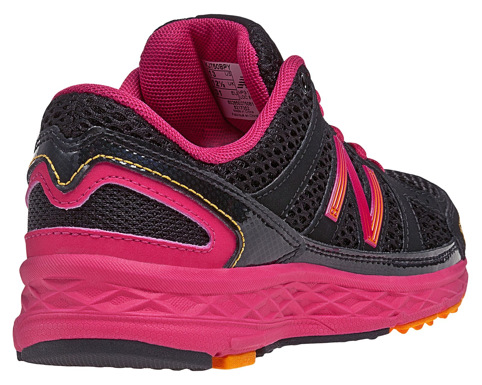 New Balance 750, Black with Pink