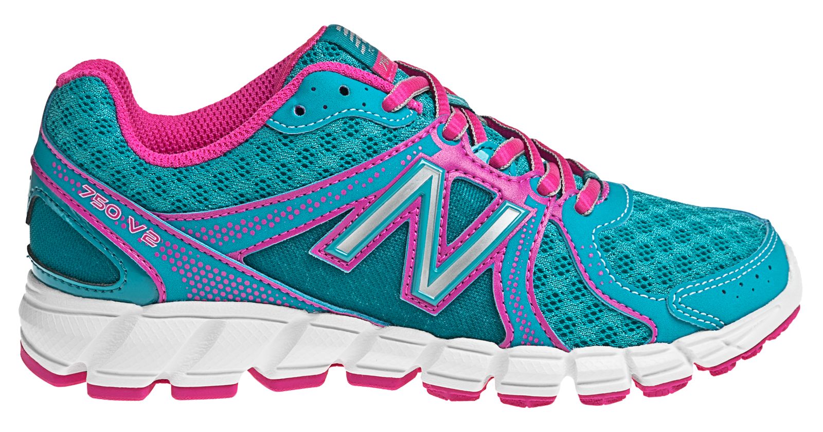 New Balance 750v2, Blue with Pink