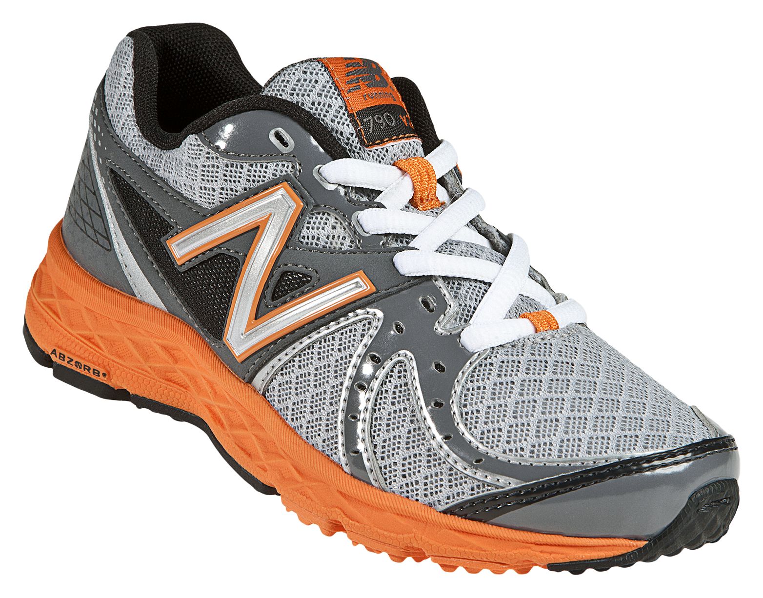 New Balance 790, Grey with Orange