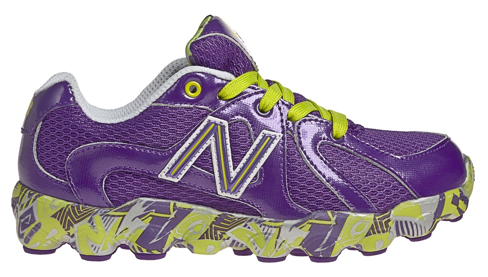 New Balance 825, Purple with Lime