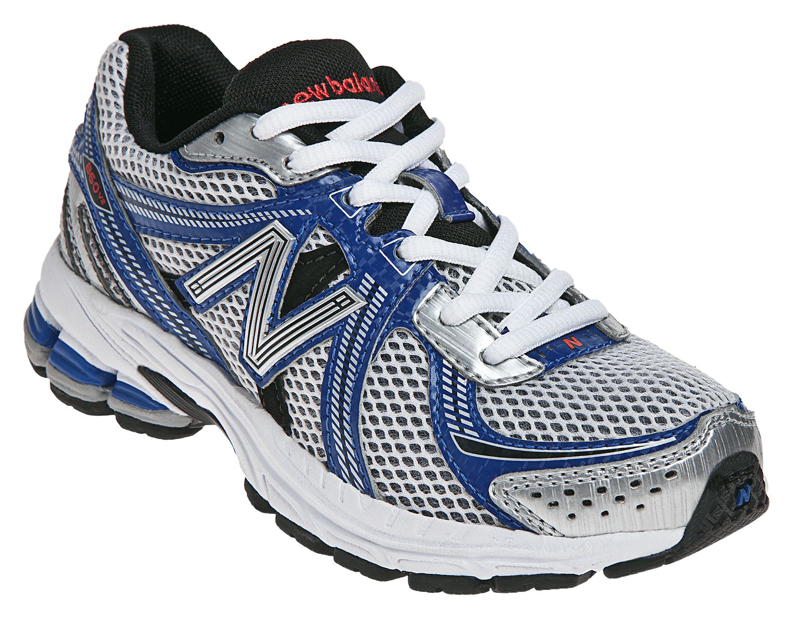 New Balance 860, Silver with Blue &amp; Black