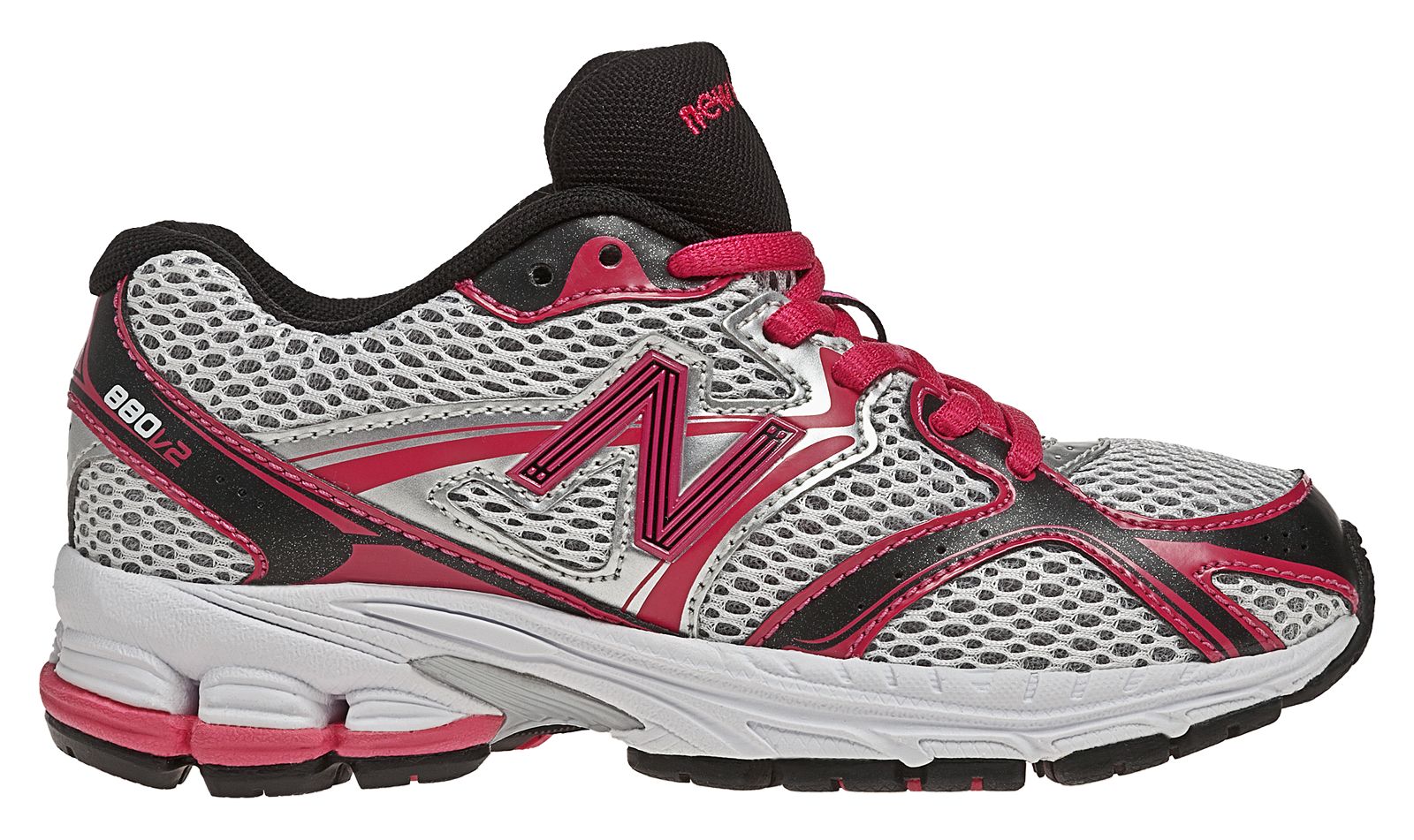 New Balance 880v2, White with Pink