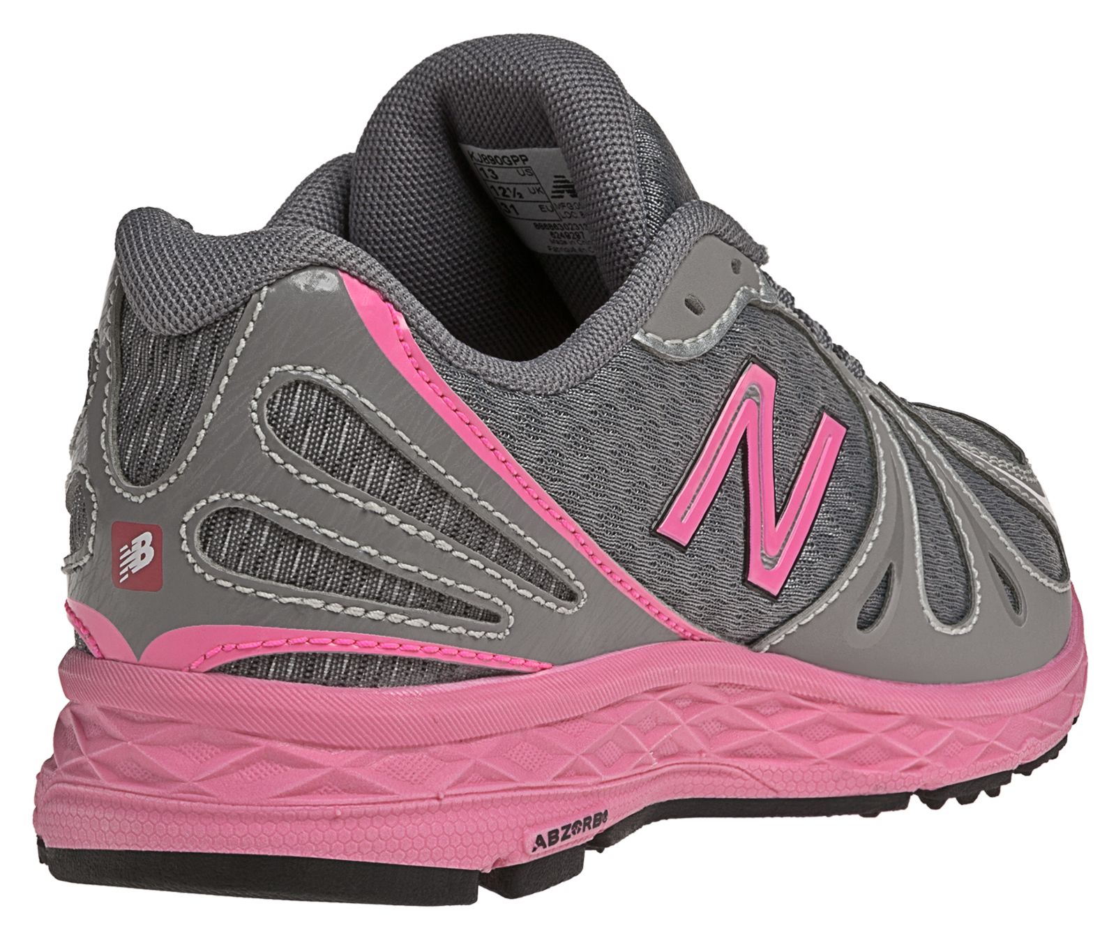 New Balance 890v3, Grey with Pink