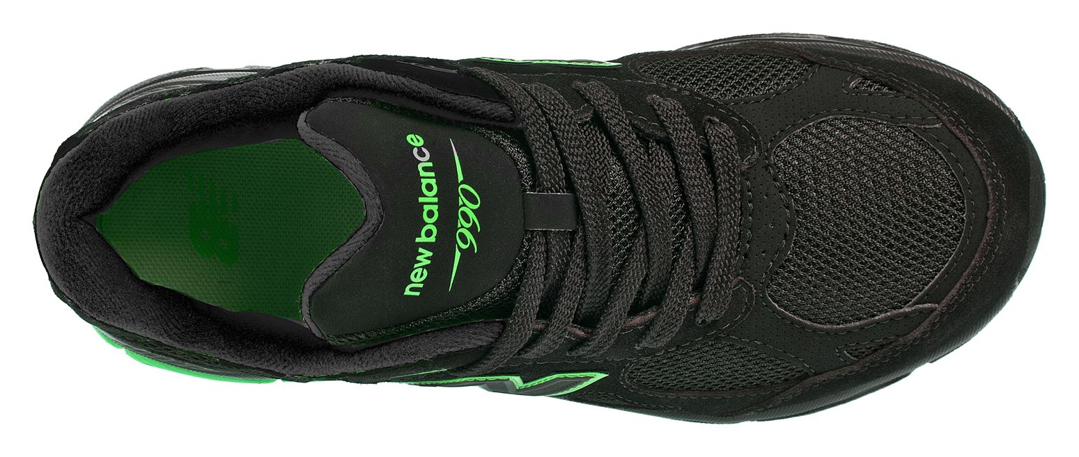 New Balance 990v3, Black with Green