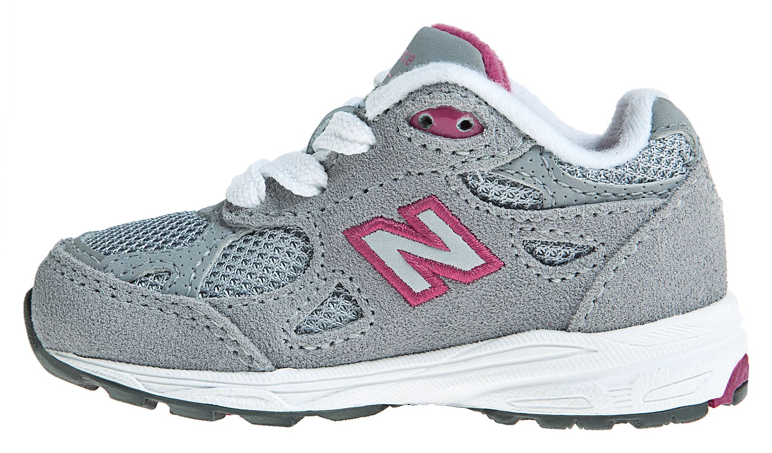 New Balance 990v3, Grey with Pink