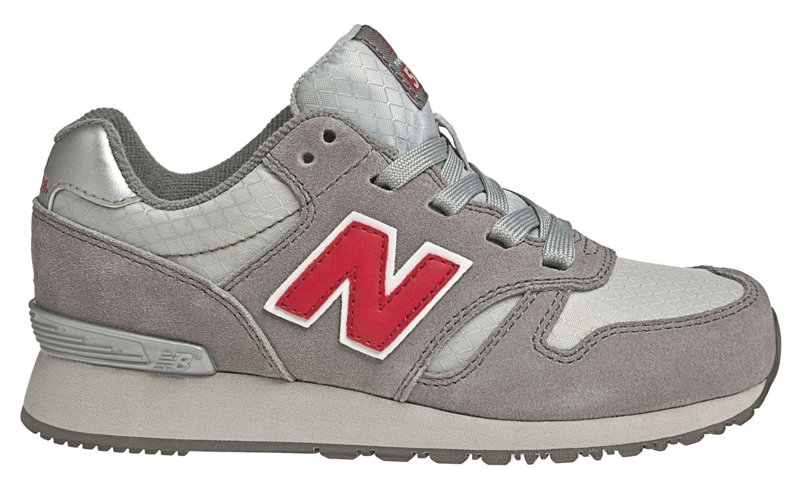 New Balance 565, Grey with Red