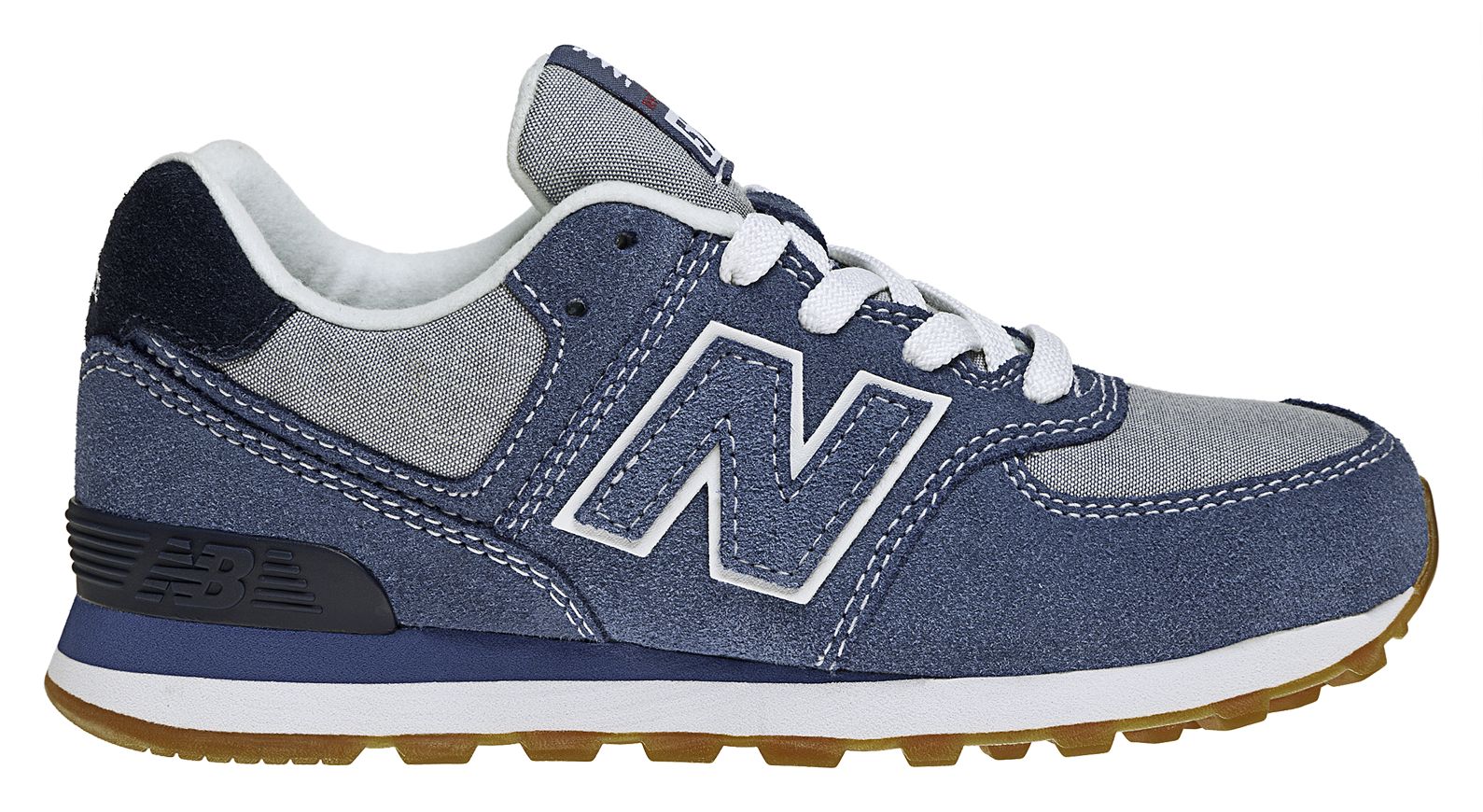 New Balance 574, Blue with White
