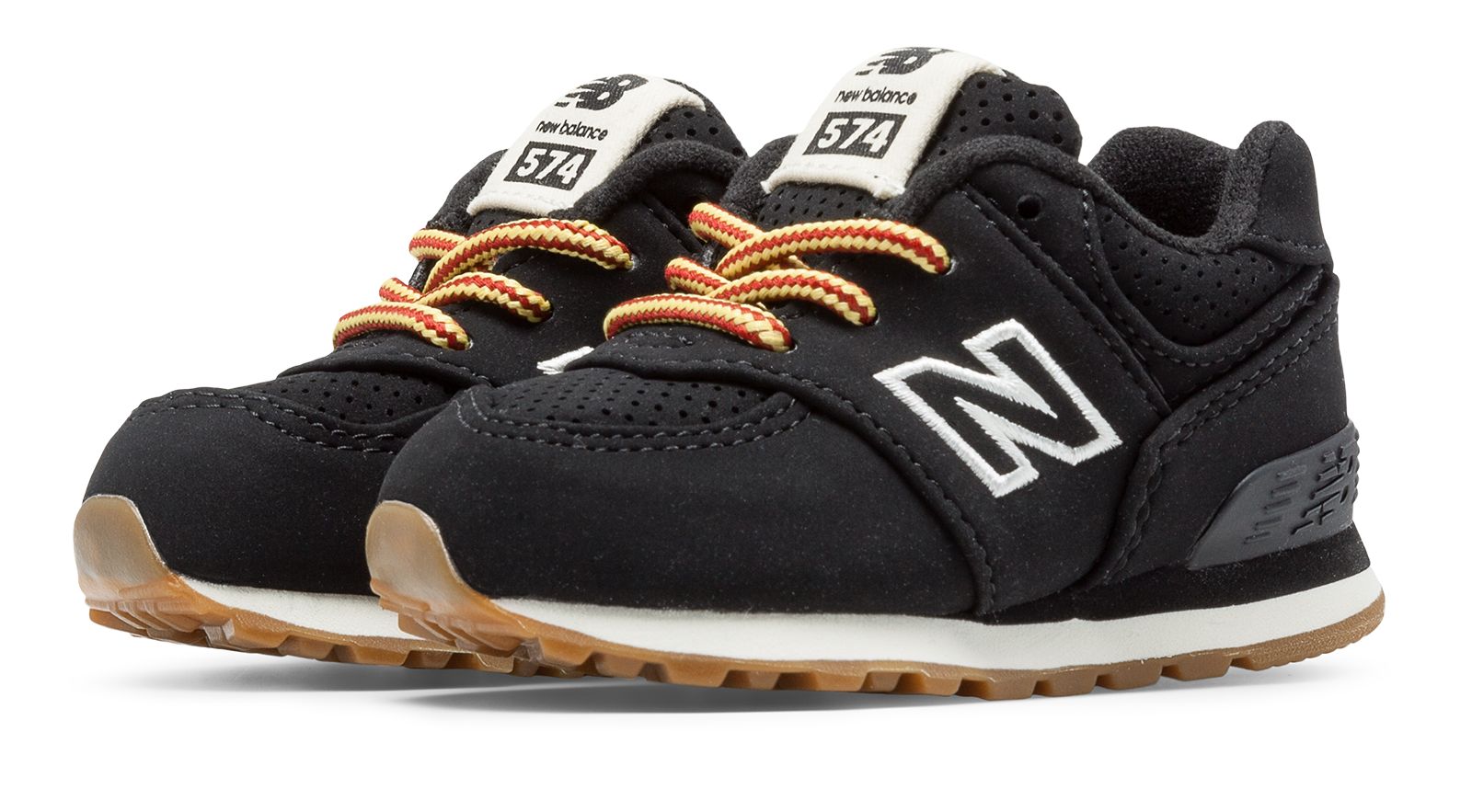 New Balance 574 Heritage Sport Infant Boys Shoes Black