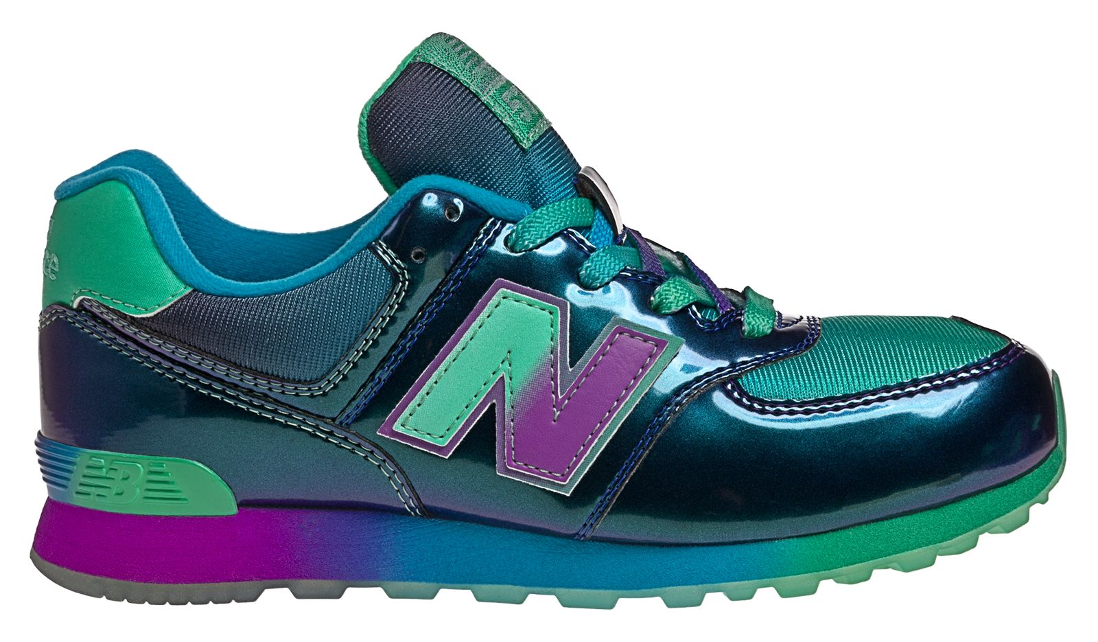 Rainbow 574, Blue with Green & Purple