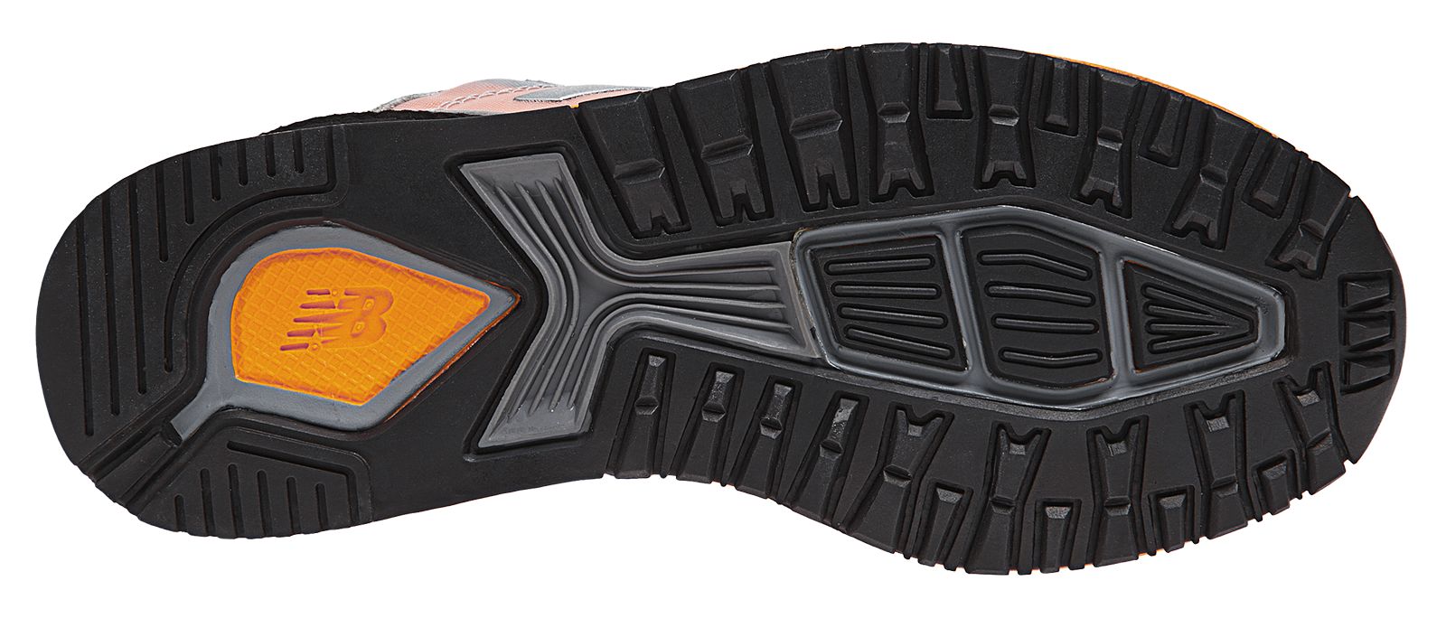 New Balance 751, Grey with Orange