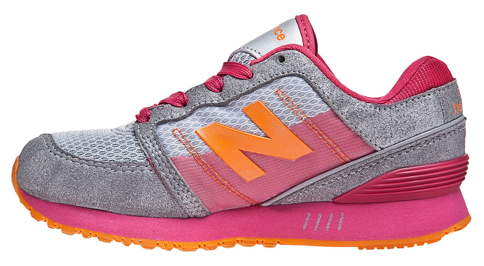 New Balance 751, Grey with Pink &amp; Orange