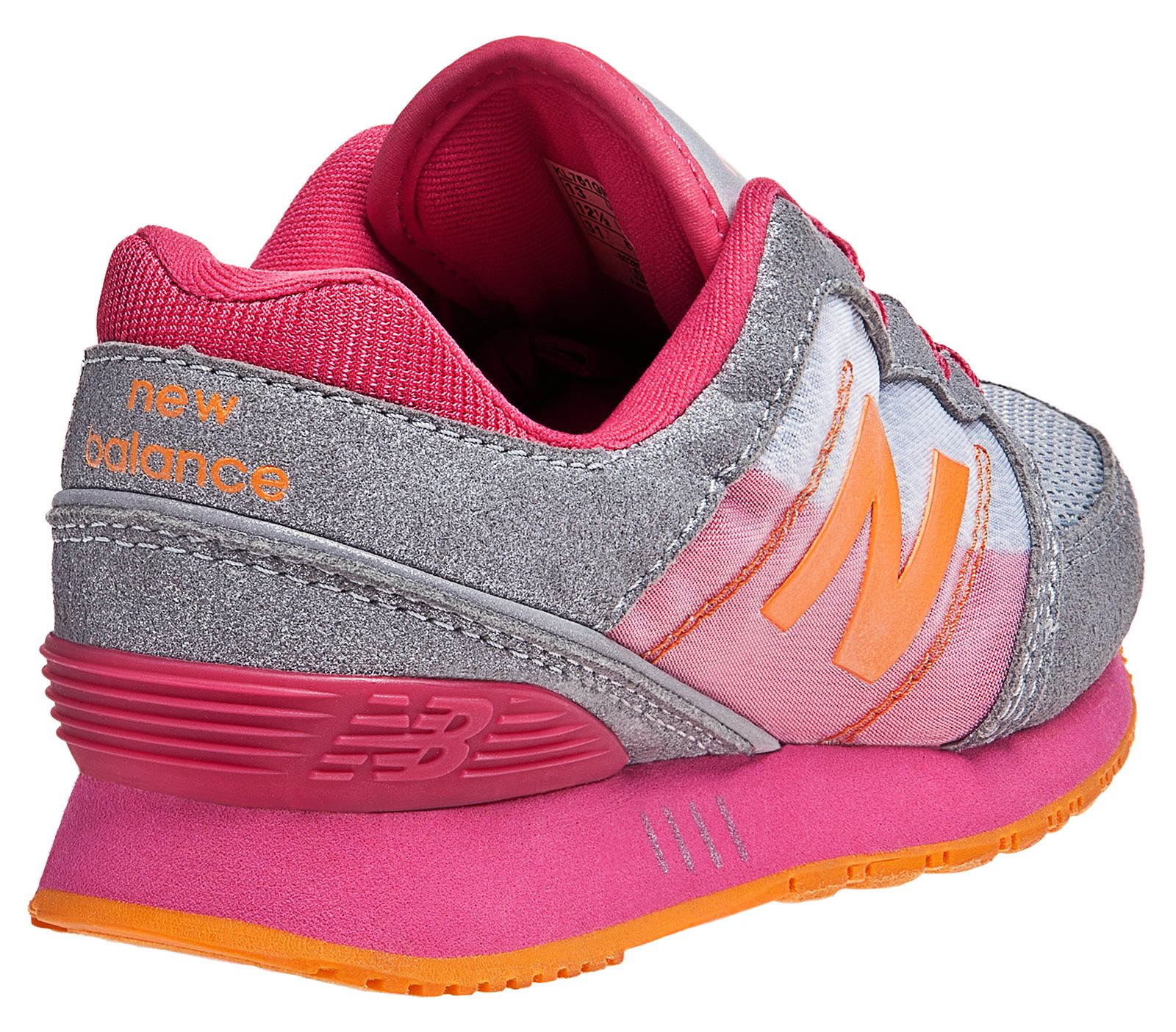 New Balance 751, Grey with Pink &amp; Orange