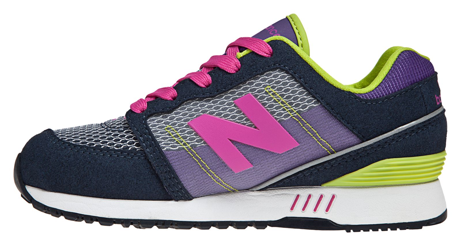 New Balance 751, Navy with Purple &amp; Fluorescent Lime