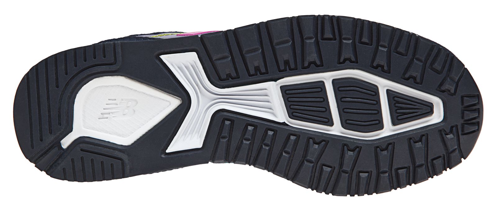 New Balance 751, Navy with Purple &amp; Fluorescent Lime