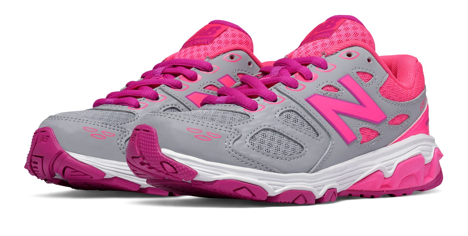 New Balance 680v3 GradeSchool Girls Shoes Grey eBay