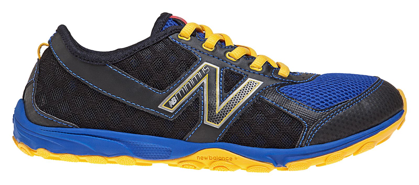 Minimus Trail, Black with Blue & Yellow