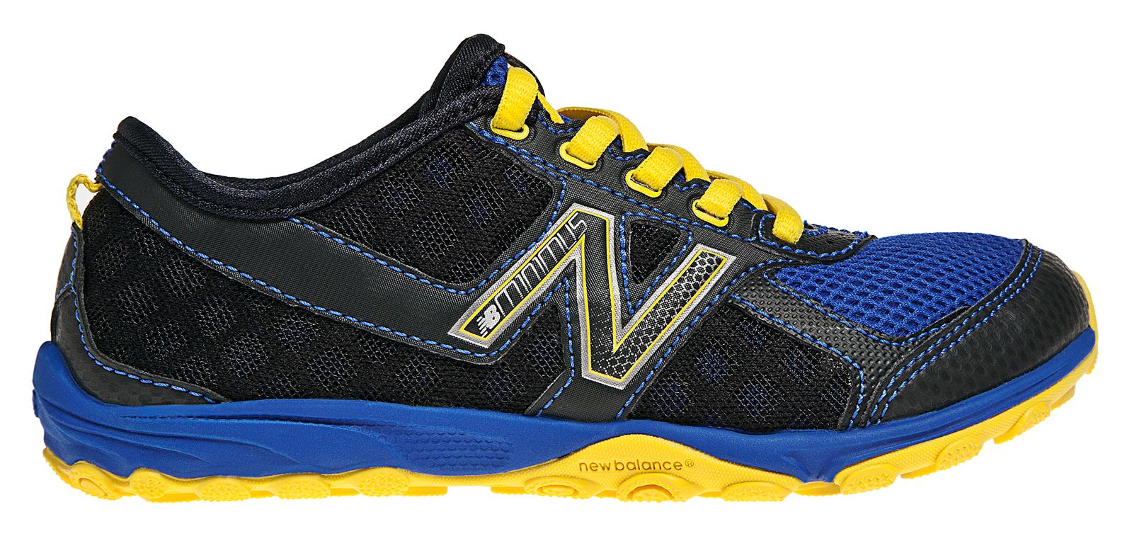 Minimus Trail, Black with Blue & Yellow