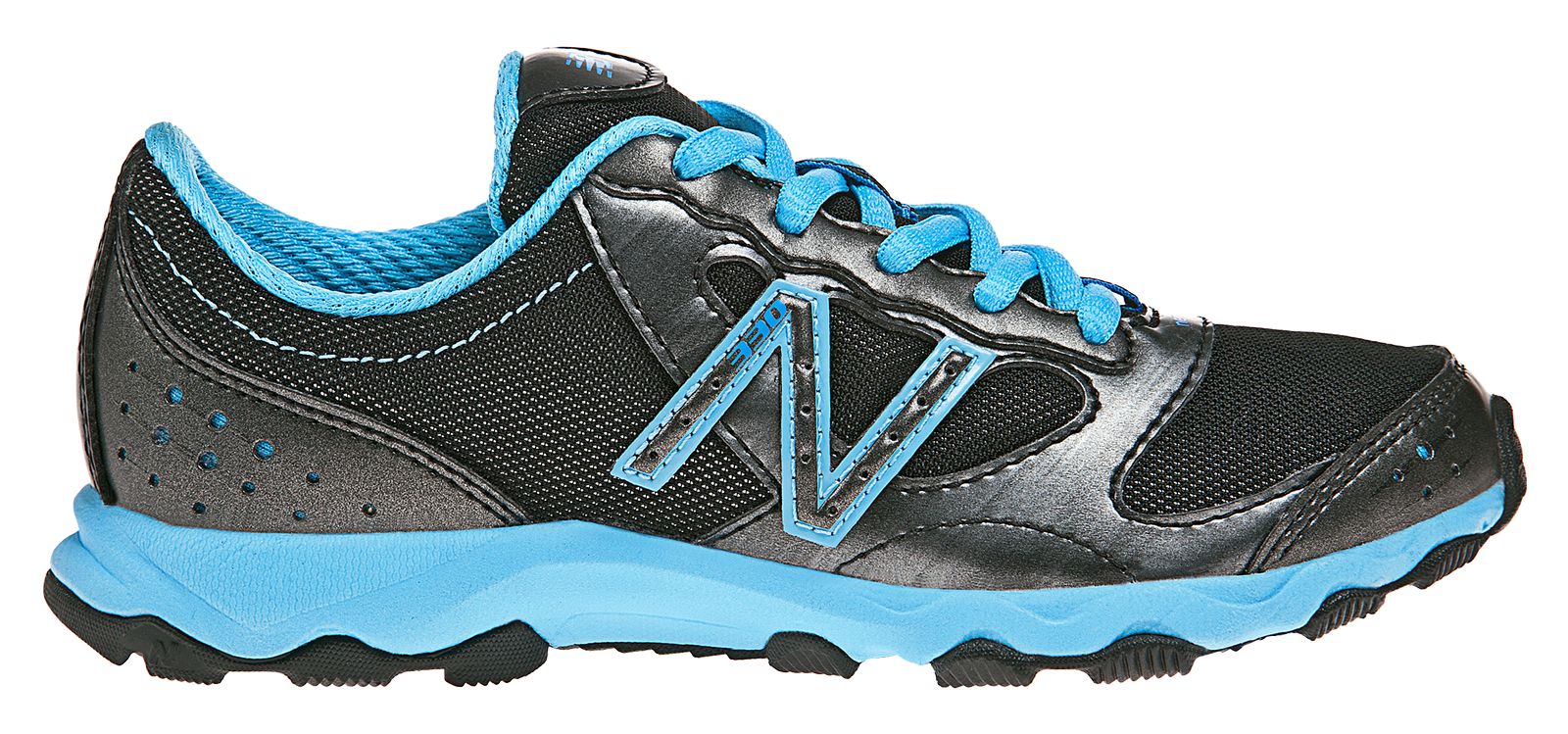 New Balance 330, Black with Blue