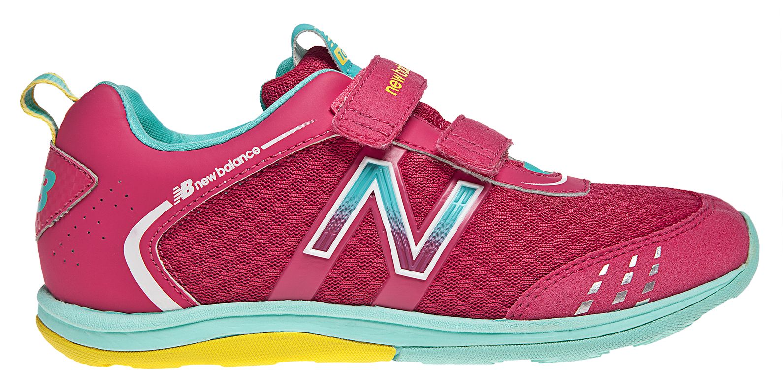 Minimus 100, Diva Pink with Aqua & Yellow