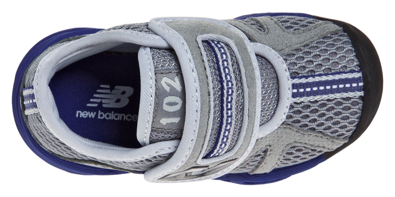 New Balance 102, Grey with Blue