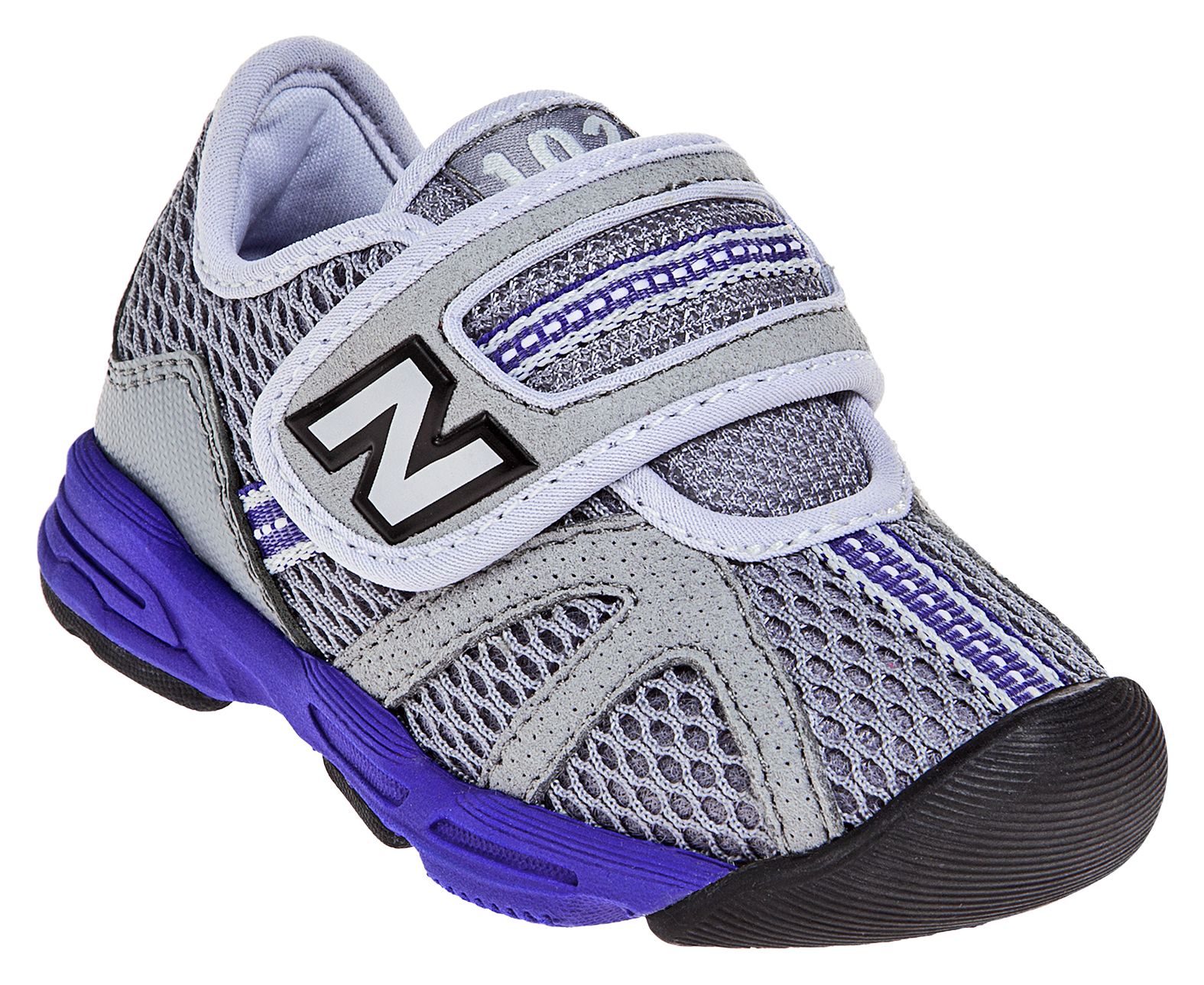 New Balance 102, Grey with Blue