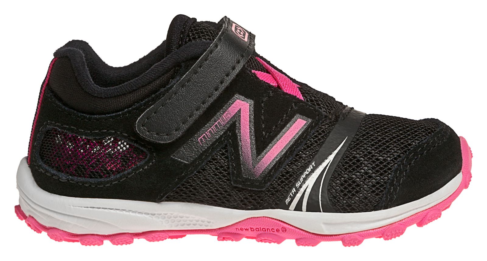 Minimus 20v3, Black with Diva Pink & White