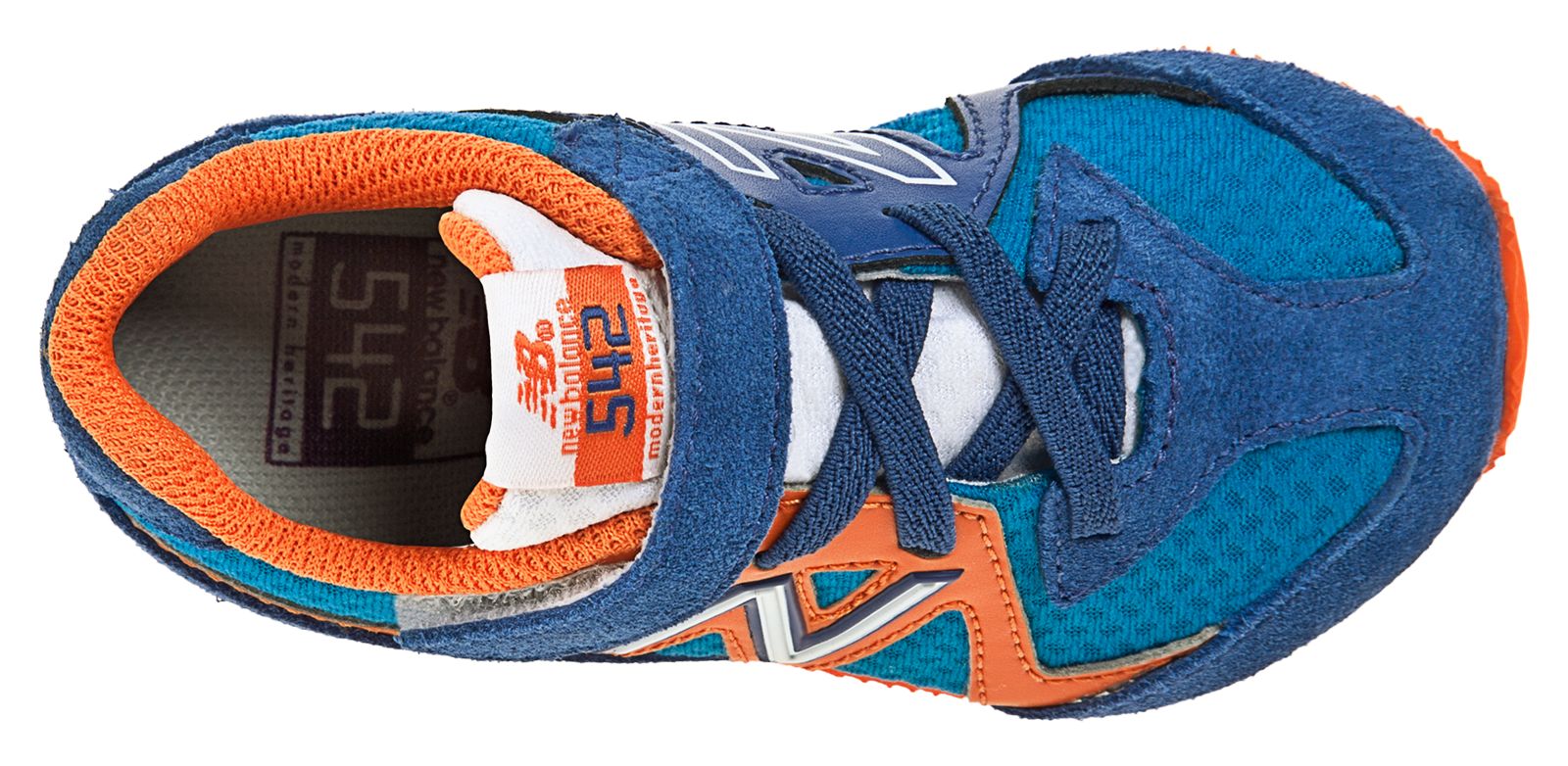 New Balance 542, Blue with Orange