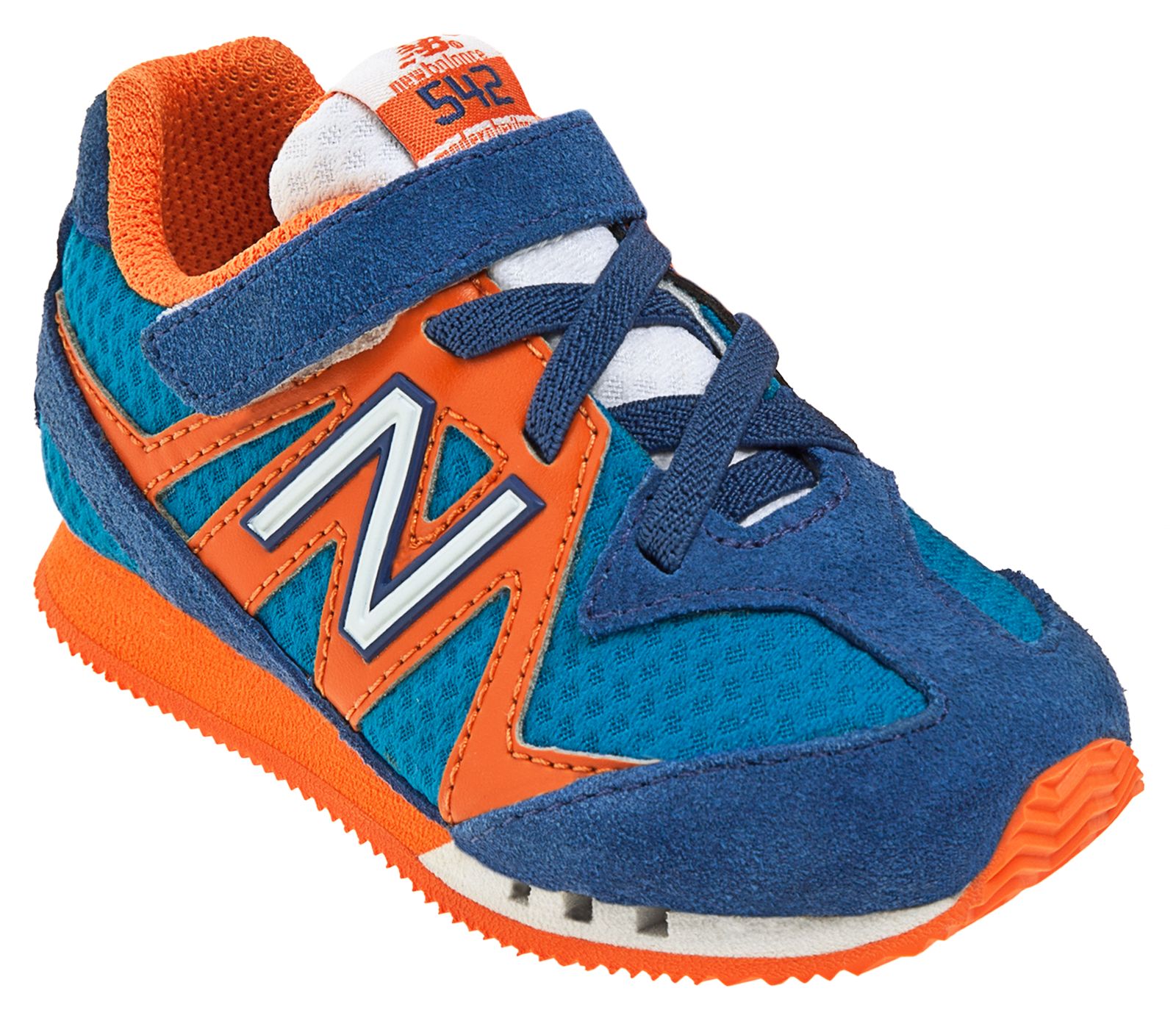 New Balance 542, Blue with Orange