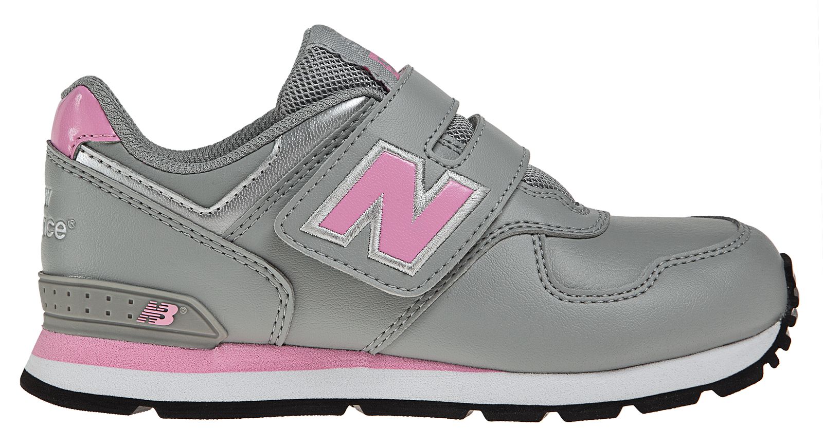 New Balance 584, Pink with Silver