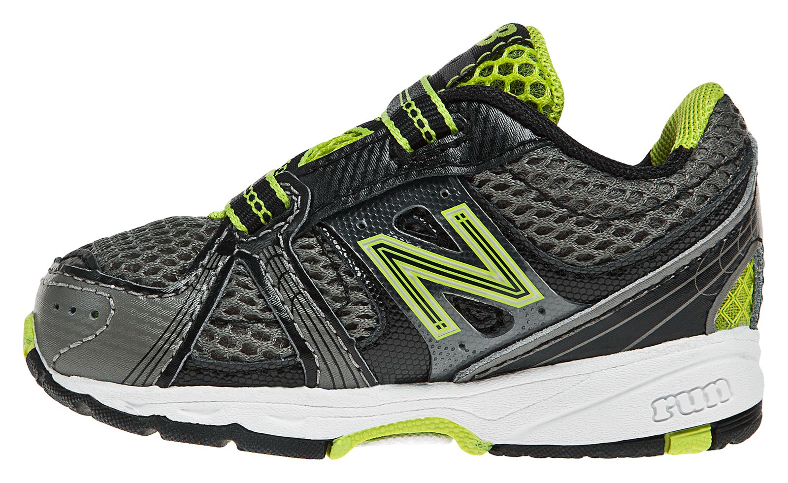 New Balance 689, Black with Green &amp; Silver