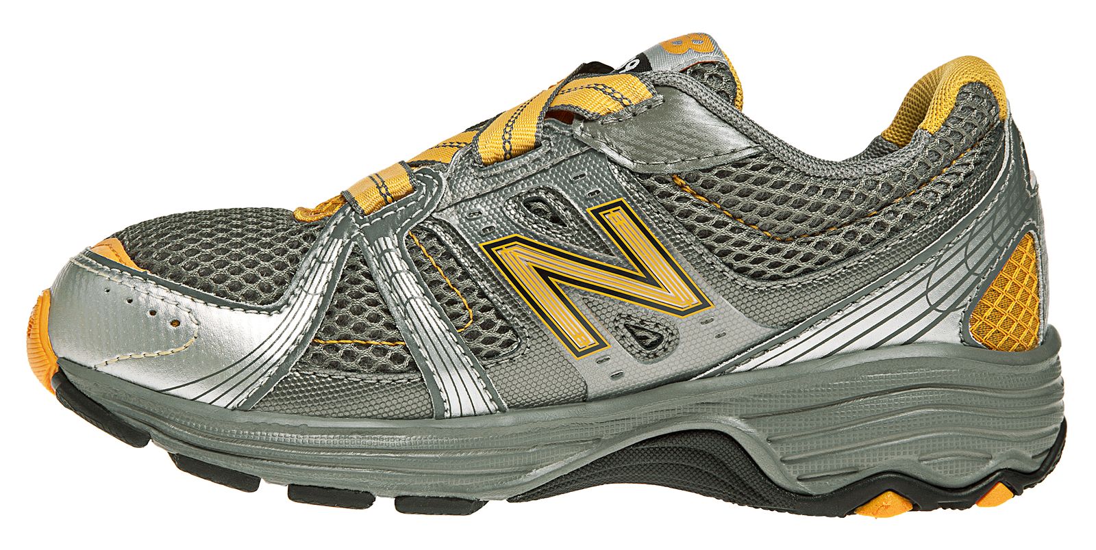 New Balance 689, Grey with Orange &amp; Silver