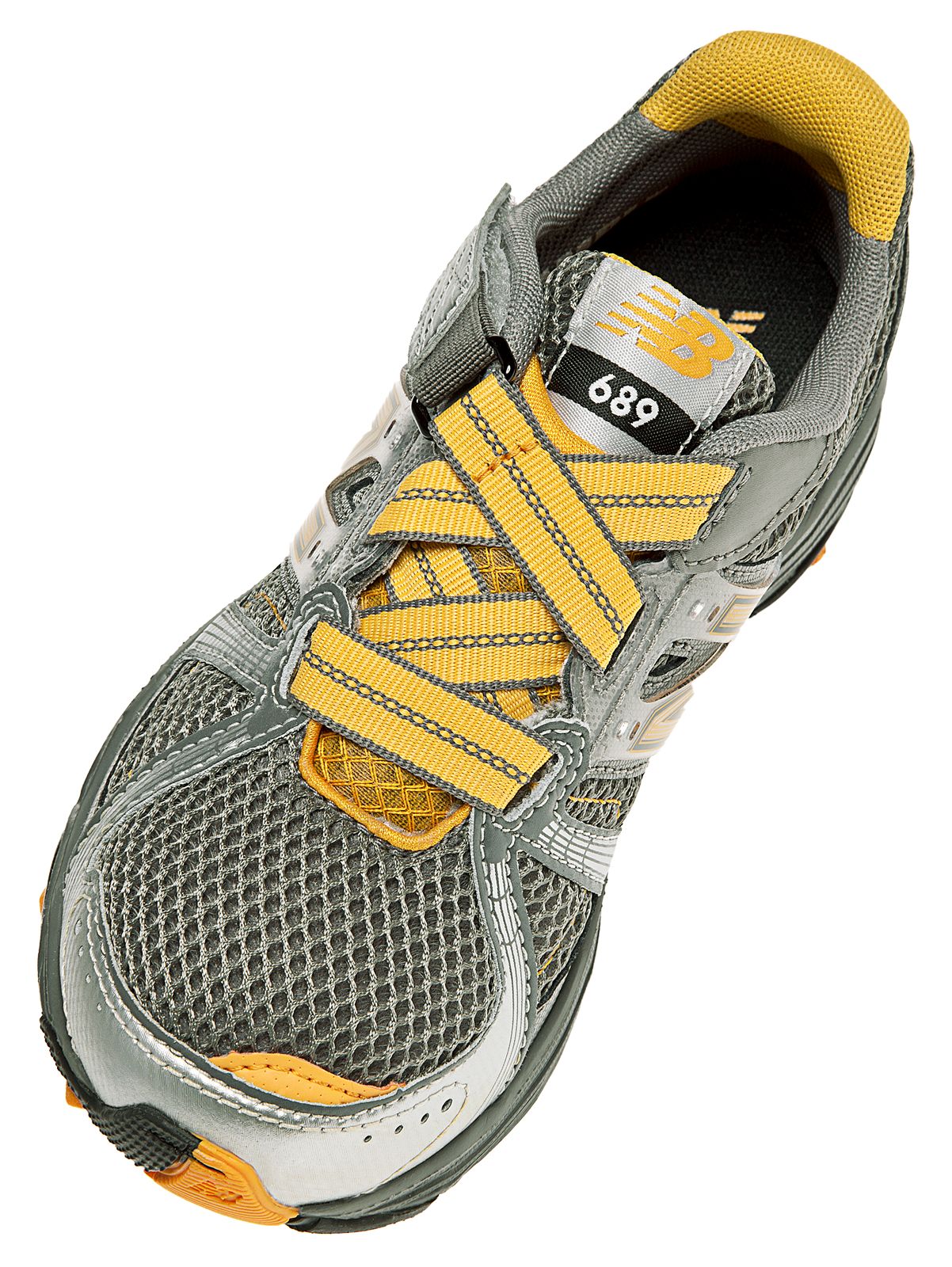 New Balance 689, Grey with Orange &amp; Silver