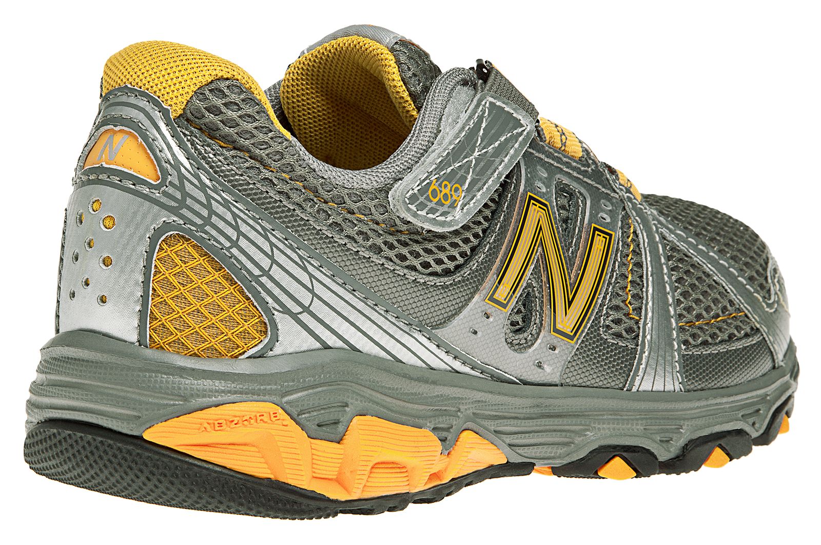 New Balance 689, Grey with Orange &amp; Silver