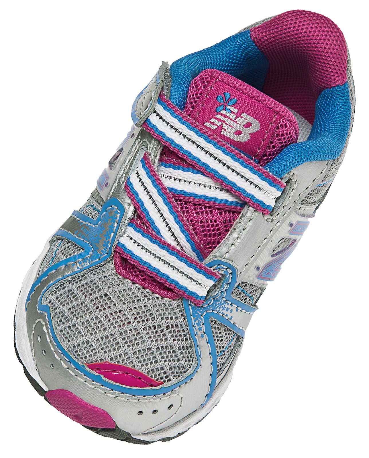 New Balance 689, Silver with Blue Grotto &amp; Purple Cactus Flower
