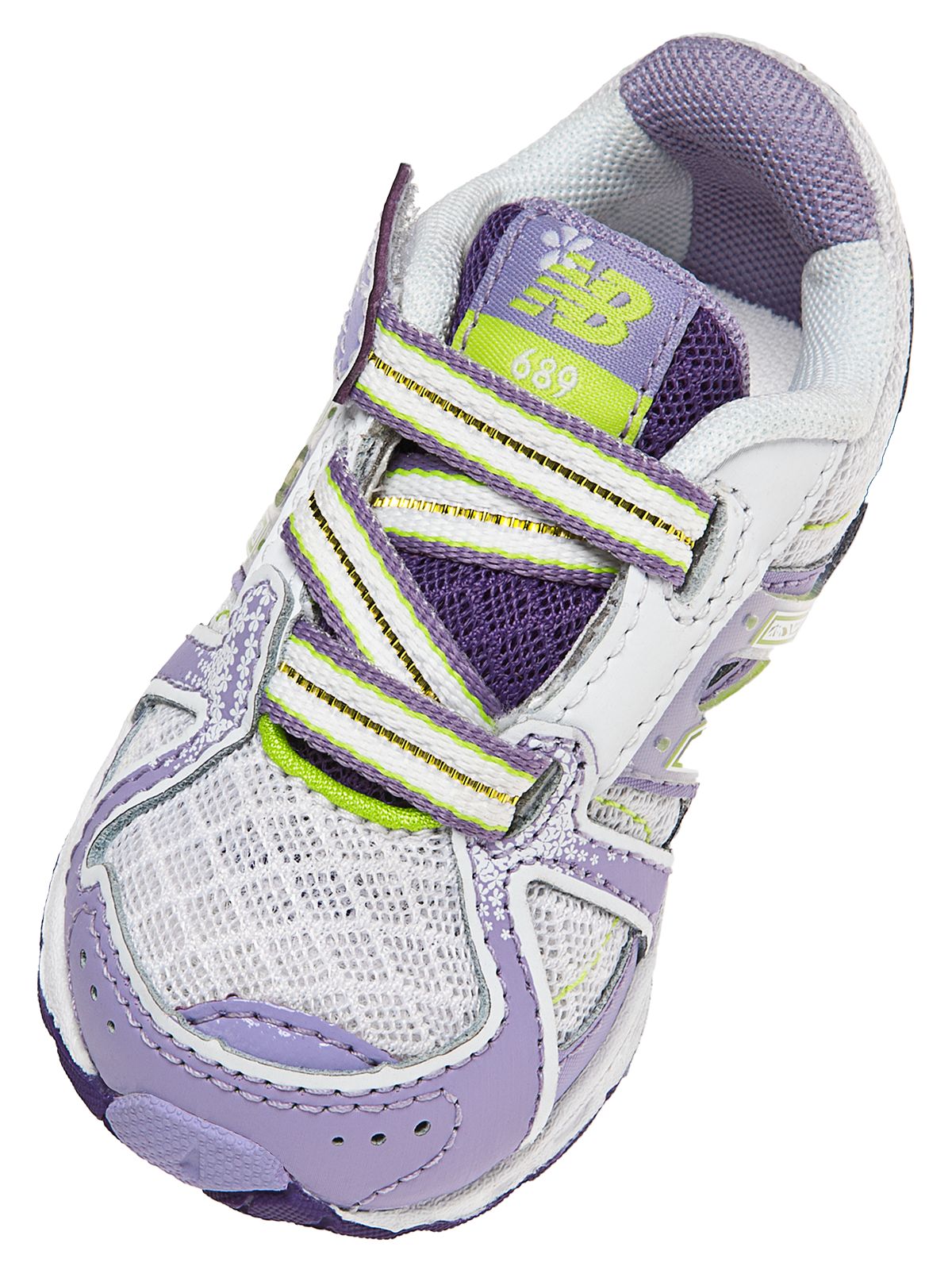 New Balance 689, Silver with Baja Blue &amp; Fluorescent Lime