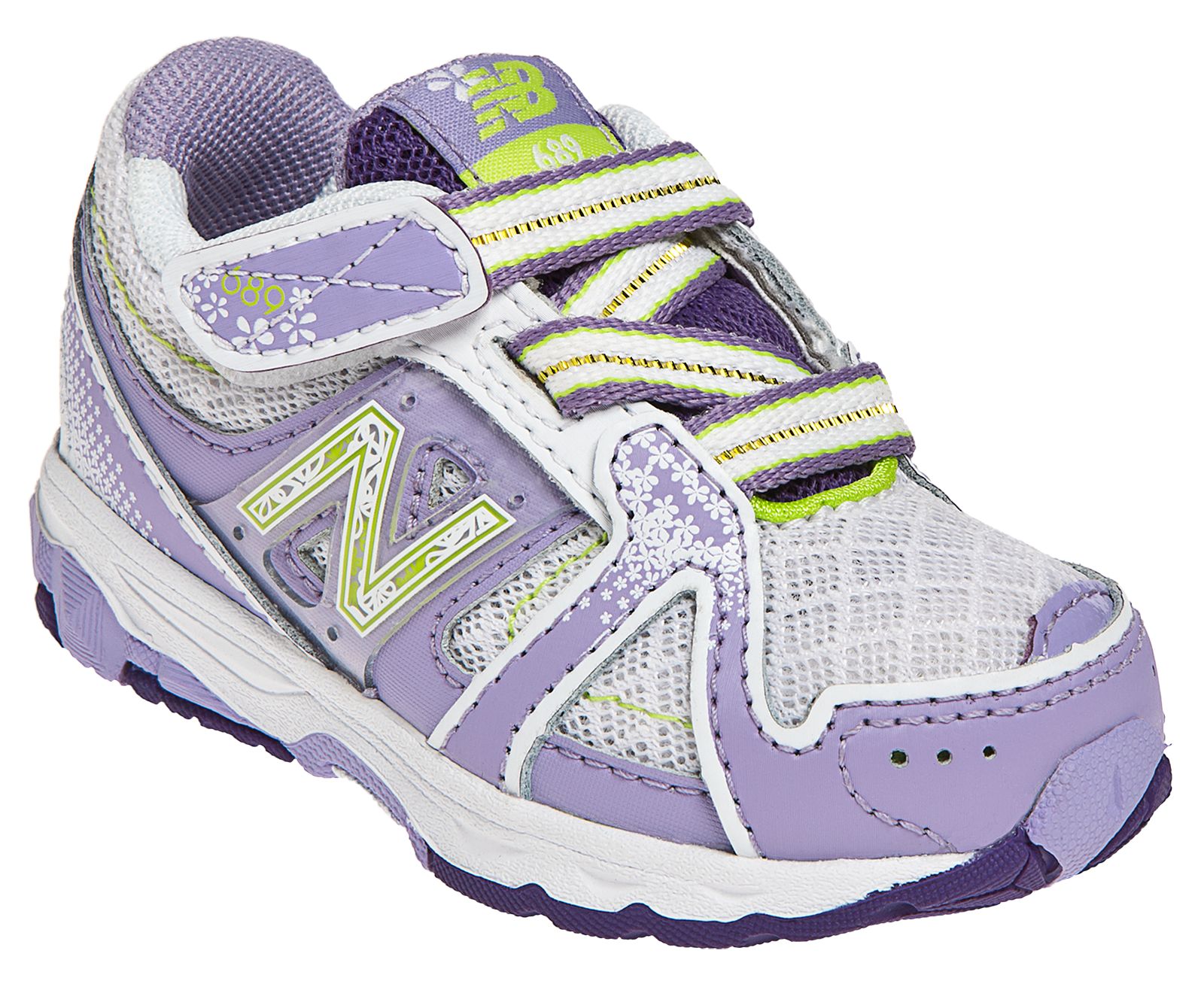 New Balance 689, Silver with Baja Blue &amp; Fluorescent Lime